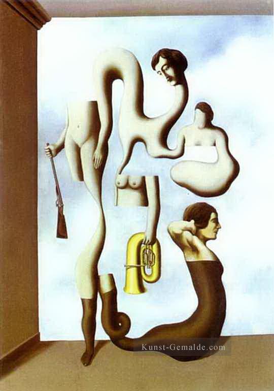 Die Akrobatenübungen 1928 René Magritte Ölgemälde